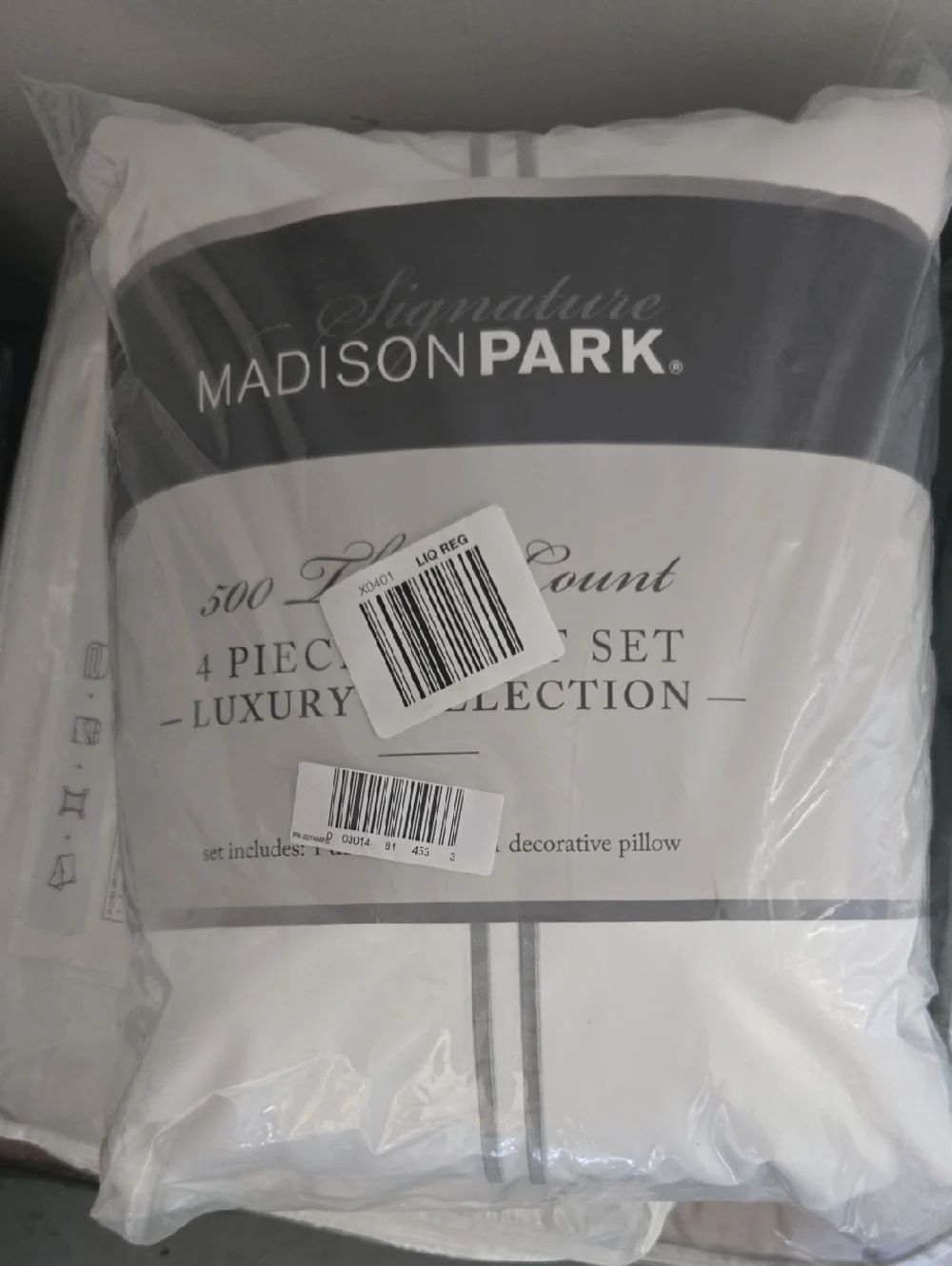 Madison Park Luxury Collection Embroidered 4-Pc. Duvet Cover Set, King/Cal K